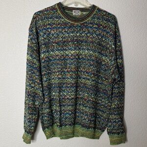 Vintage Mondo Di Marco Multicolor Crewneck Sweater